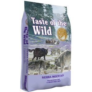 Hrana uscata pentru caini TASTE OF THE WILD Sierra Mountain, Adult, Miel, 2 kg
