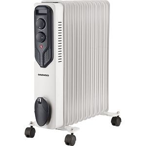 Calorifer electric DAEWOO DOH11W, 11 elementi, 3 trepte putere, 2500W, alb