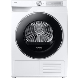 Uscator de rufe SAMSUNG DV90DG6845LHU4, Pompa de caldura, AI Control, 9 kg, 19 programe, Clasa A, Wi-Fi, alb