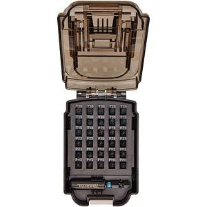 Set biti MAKITA Impact Black E-03084, cutie tip acumulator, 70 mm, 31 bucati