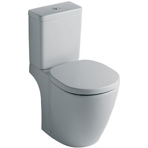 Set vas WC IDEAL STANDARD Connect E716401, ceramica, evacuare orizontala, rezervor 3/6l, capac SoftClose, alb