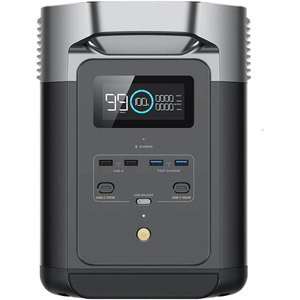 Statie incarcare ECOFLOW Delta 2, 1024Wh, 2700W, USB C, USB A, negru