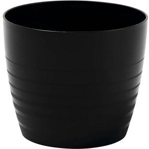 Masca ghiveci HARPLAST Silvia, D15 cm, plastic, negru