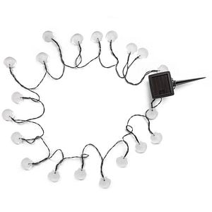 Ghirlanda solara ENTAC EGSS-P20LWW-5.8-S, LED, plastic, 5.8m, alb