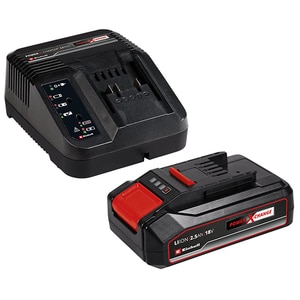 Set incarcator si acumulatori pentru scule electrice EINHELL 4512097, 18V, 2,5Ah, Li-Ion