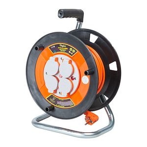 Derulatoare 4 prize cu impamantare si capac de protectie, 20m, IP44