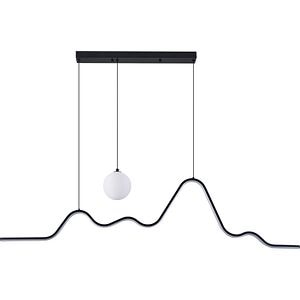 Pendul LED ERSTE Hades, 2380lm, 34W, IP20, negru