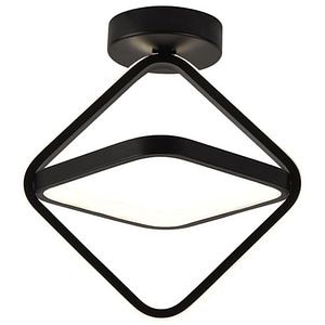 Plafoniera LED ERSTE Sona, 33W, 1980lm, IP20, negru