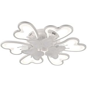 Plafoniera LED ERSTE Butterfly, 100W, 8500lm, IP20, alb