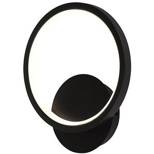 Aplica LED ERSTE Aura, 15W, 750lm, IP20, negru