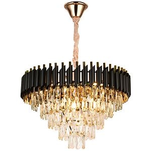 Candelabru ERSTE Cristal, E14, 40W, IP20, auriu