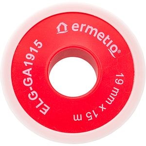 Banda teflon pentru gaz EVERLINE, 19mm x 15m, alb