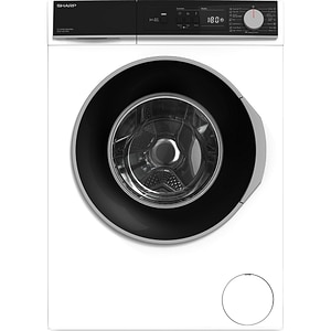 Masina de spalat rufe frontala SHARP ES-NFA814BW1NNA-EE, AllergySmart, 8 kg, 1400rpm, Clasa A, alb