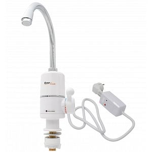 Baterie electric instant apa calda EverLine, 3000W, alb-argintiu