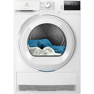 Uscator de rufe ELECTROLUX 600 GentleCare EW6D283DE, Pompa de caldura, 8 kg, 12 programe, Clasa D, alb