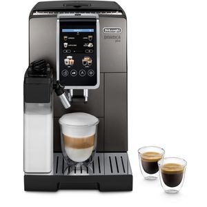 Espressor automat DELONGHI Dinamica Plus ECAM380.95.TB, 1.8l, 1450W, 15 bar, gri inchis-negru