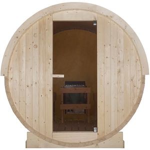 Sauna finlandeza SANOTECHNIK Nyborg M, 195 x 205 x 195 cm, 4 persoane, natur