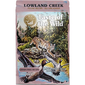 Hrana umeda pentru pisici TASTE OF THE WILD Lowland Creek, Adult, Curcan in sos, 12 x 85 g