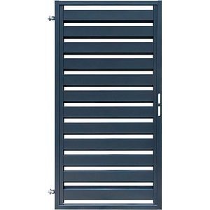 Poarta pietonala Alexis, 90 x 180 cm, gri antracit