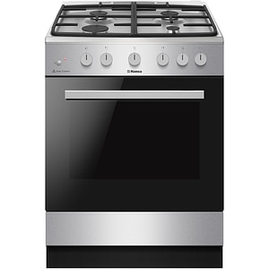 Aragaz HANSA FCGS61129H, 4 arzatoare, Gaz, L 60 cm, inox