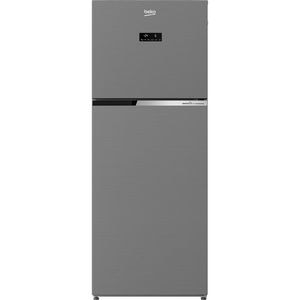 Frigider cu doua usi BEKO RDNT401E40SZXBN, No Frost, 375 l, H 172 cm, Clasa E, argintiu