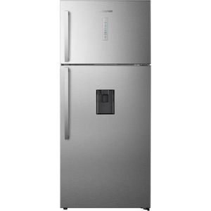Frigider cu doua usi HISENSE RT728N4WCE1, No Frost, 553 l, H 185 cm, Clasa E, Dozator apa, argintiu