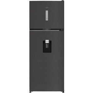 Frigider cu doua usi WHIRLPOOL WHD2 6472W X4E, No Frost, 477 l, H 186.5 cm, Clasa E, Dozator apa, inox