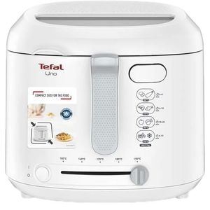 Friteuza TEFAL Uno FF203130, 1kg, 1.8l, 1600W, 150-190 grade, alb-gri