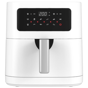 Friteuza cu aer cald MYRIA MY4493WH, 6.7l, 1800W, alb-negru