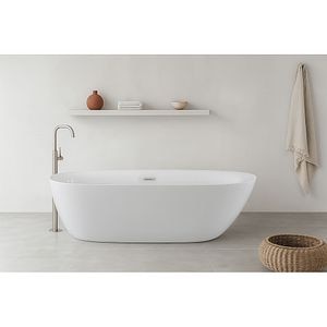 Cada baie freestanding SANOTECHNIK Sydney G9031, acril, 170 x 75 x 60 cm, alb