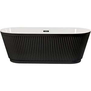 Cada baie freestanding SANOTECHNIK Tivoli, acril, 170 x 75 x 58 cm, negru