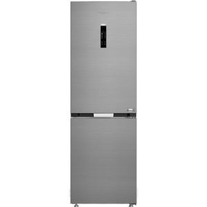Combina frigorifica GRUNDIG GKPN46821X, No Frost, 316 l, H 186 cm, Clasa E, argintiu