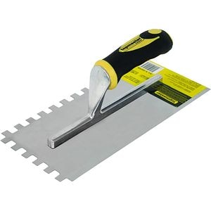 Gletiera cu dinti TOPMASTER, 28 x 13 cm, galben