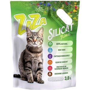 Asternut igienic pentru pisici ZAZA Floral, 3.8 L
