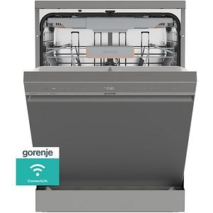 Masina de spalat vase independenta GORENJE GS673B90X, 16 seturi, 7 programe, 60 cm, Clasa B, Wi-Fi, panou comanda gri