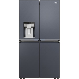 Side by Side HAIER HCR7918EIMB, No Frost, 601 l, H 177 cm, Clasa E, Dozator apa, negru