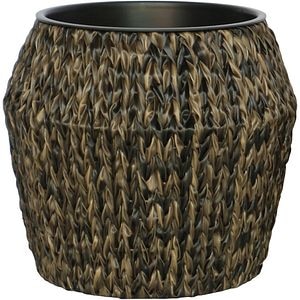 Ghiveci GARDEN STAR HD-11766-L, imitatie rachita, 37.5cm, maro