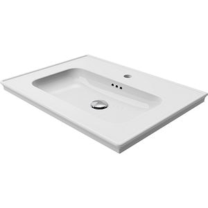 Lavoar incorporabil GoodHome Endell, ceramica, 63.4 x 47 cm, alb