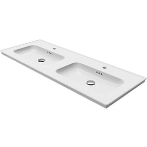 Lavoar incorporabil GoodHome Endell, ceramica, 123.4 x 47 cm, alb