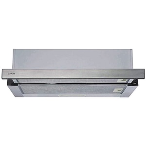 Hota incorporabila telescopica CANDY CBT625/2X/1, 1 motor, 332 m3/h, L 60 cm, inox