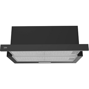 Hota incorporabila telescopica BEKO HNT61520BH, 1 motor, 574 m3/h, L 60 cm, negru