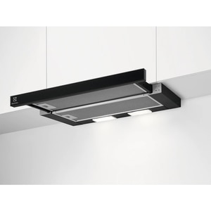 Hota incorporabila telescopica ELECTROLUX LFP326FB, 1 motor, 410 m3/h, L 60 cm, negru