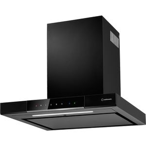 Hota decorativa TURBIONAIRE Elva 60 WB TEV60WB, 1 motor, 692 m3/h, L 60 cm, negru