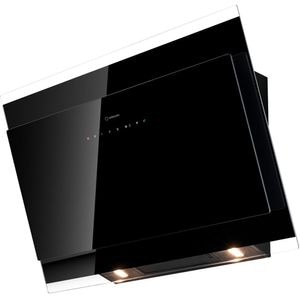 Hota decorativa TURBIONAIRE Ivy 85 B TVY85WB, 1 motor, 706 m3/h, L 85 cm, negru