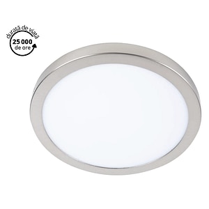 Plafoniera LED, 1 x 17.5 W, argintiu, metal si plastic • GoodHome