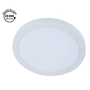 Plafoniera LED, 1 x 17,5 W, alb, metal si plastic • GoodHome