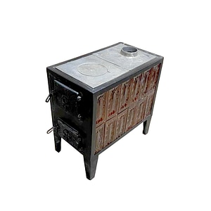 Soba din teracota cu plita din fonta, 9 kW, 2RT