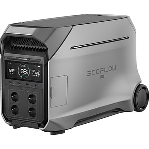 Statie incarcare ECOFLOW Delta 3 Pro, 4096 Wh, 4000W, USB C, Schuko, gri