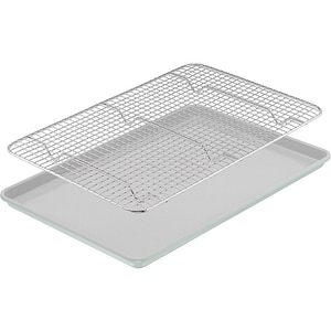 Set pentru copt TEFAL Ceramik J175S204, 39x26cm, otel, verde