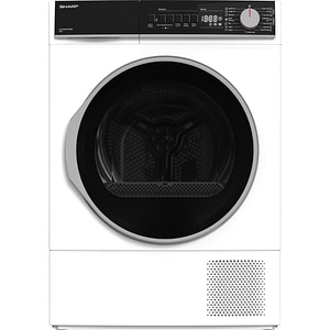 Uscator de rufe SHARP KD-NHB9S7GWD-EE, Pompa de caldura, 9 kg, 15 programe, Clasa D, alb